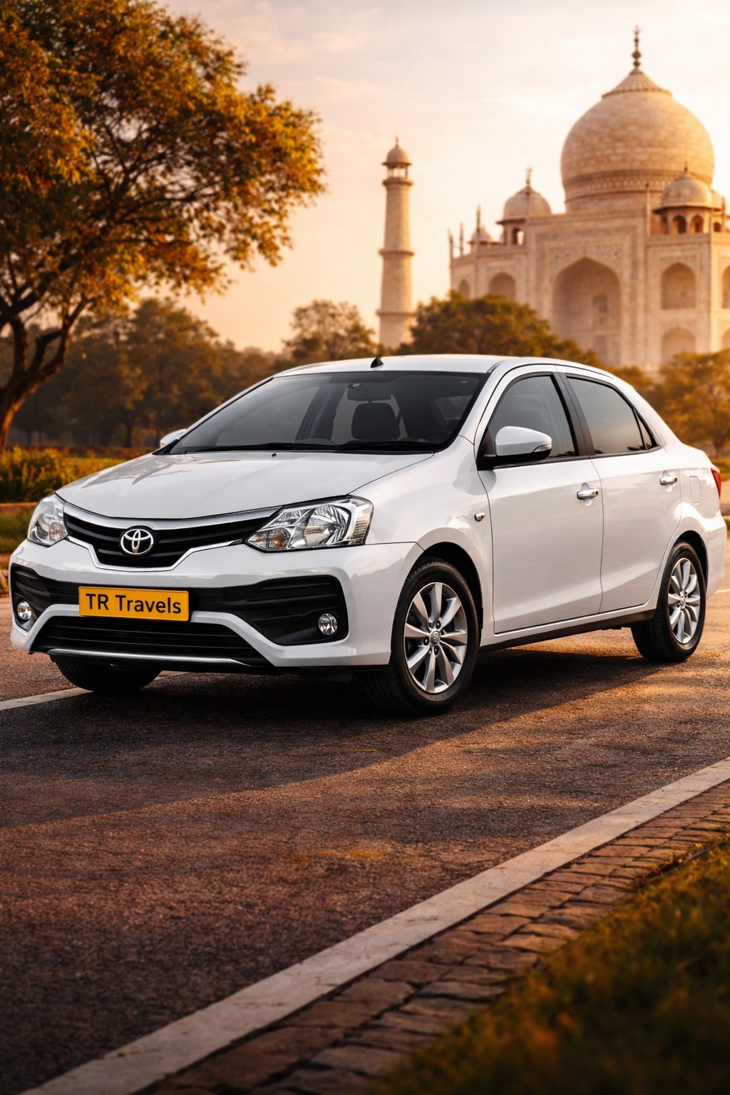 Clean taxi car for local and outstation travel in Agra
