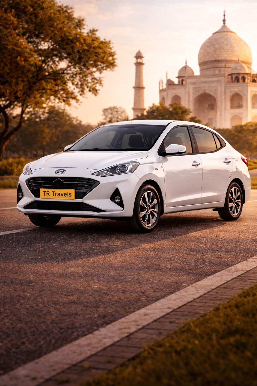 Clean taxi car for local and outstation travel in Agra