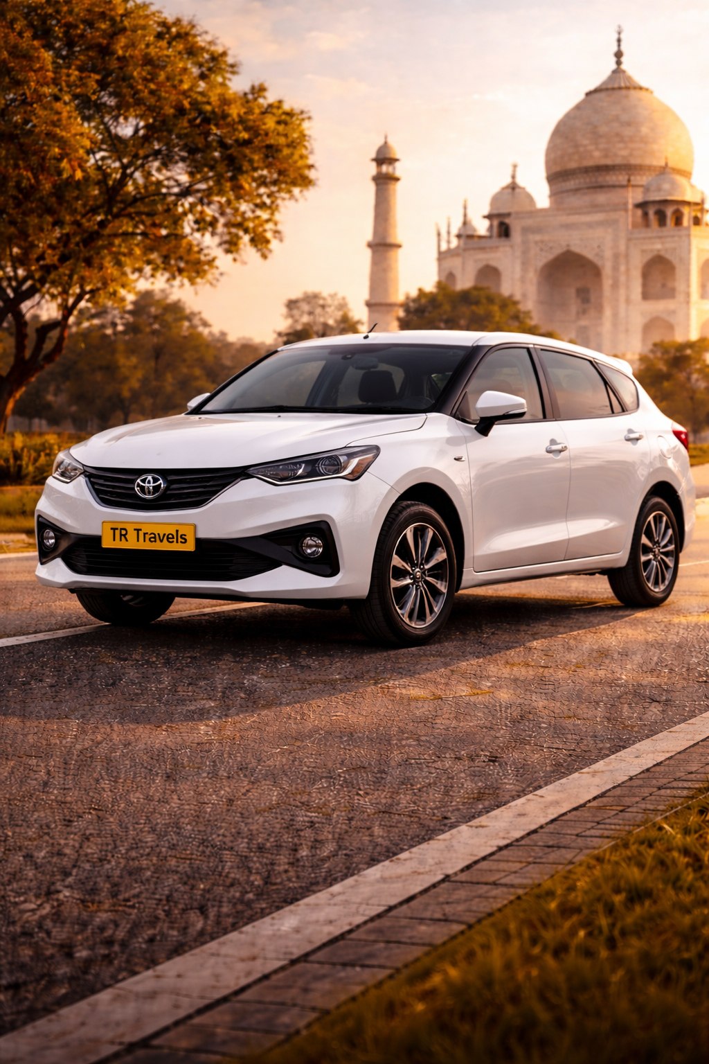 Clean taxi car for local and outstation travel in Agra